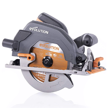 hypoid evolution circular saw with white background 