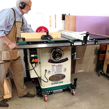 Power Output Cabinet Table Saw