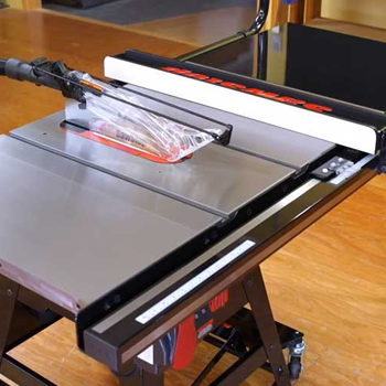 contractor table saw Safety Features