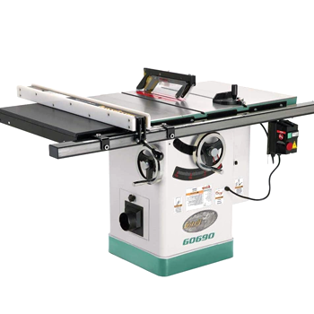  Grizzly G0690 Cabinet Table Saw White Background image 