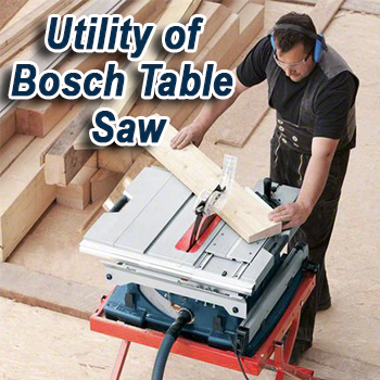 Utility of Table Saw