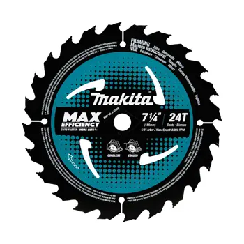 Makita B-61656 7-14 24T Carbide-Tipped Max Efficiency Circular Saw Blade  