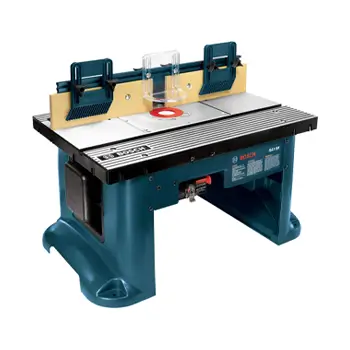 White Bosch Benchtop Router Table 