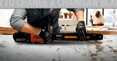 How to Change a Chainsaw Blade Banner