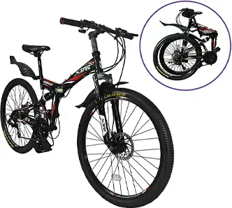 Xspec 26 Inches-best folding mountain bike