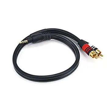 RCA Plug/2 RCA Plug M/M 22AWG cable