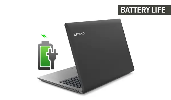 Battery Life Lenovo IdeaPad 330-15 AMD  are about that!