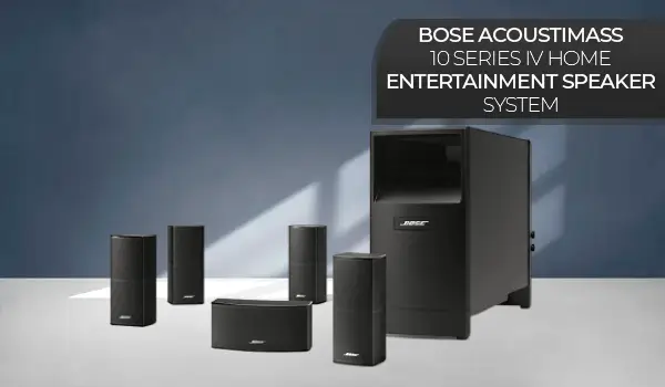 Bose Acoustimass 10 Series IV -Home Entertainment Speaker System
