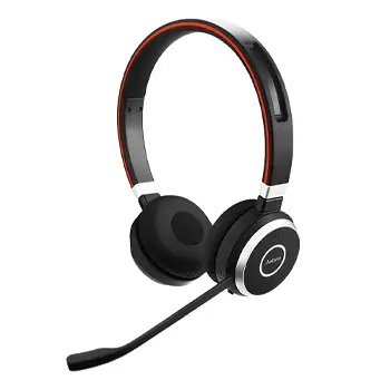 Jabra Evolve 65 UC Stereo-headset for call center