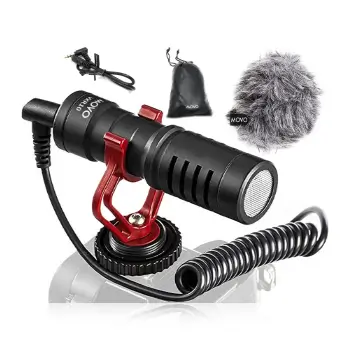 Movo VXR10 Universal Video Microphone-Action camera microphone attachment 