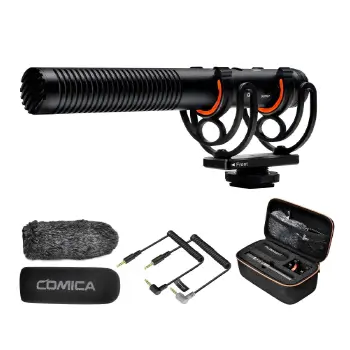 Comica Shotgun Microphone-Action Camera Microphone Attachment   